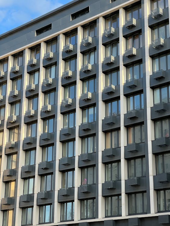 A high-rise building